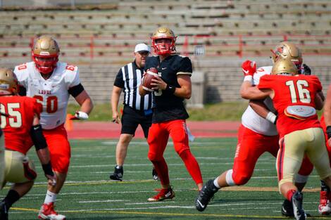 Thomas Bolduc showed great confidence in leading the Laval offensive.