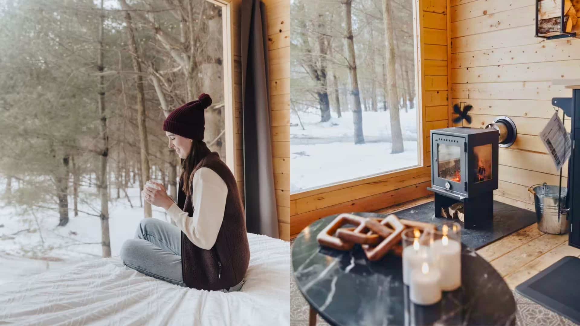 Une cabane nordique hyper cosy à louer