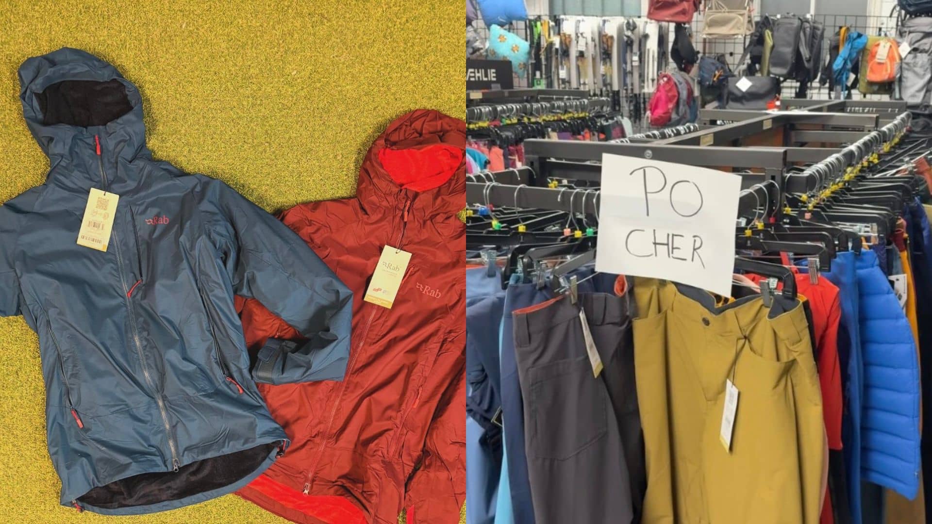 Vente de liquidation d'équipement de plein air