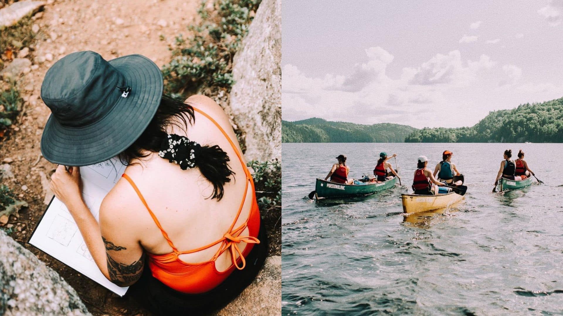 L'art s'invite à cette expédition de canot-camping