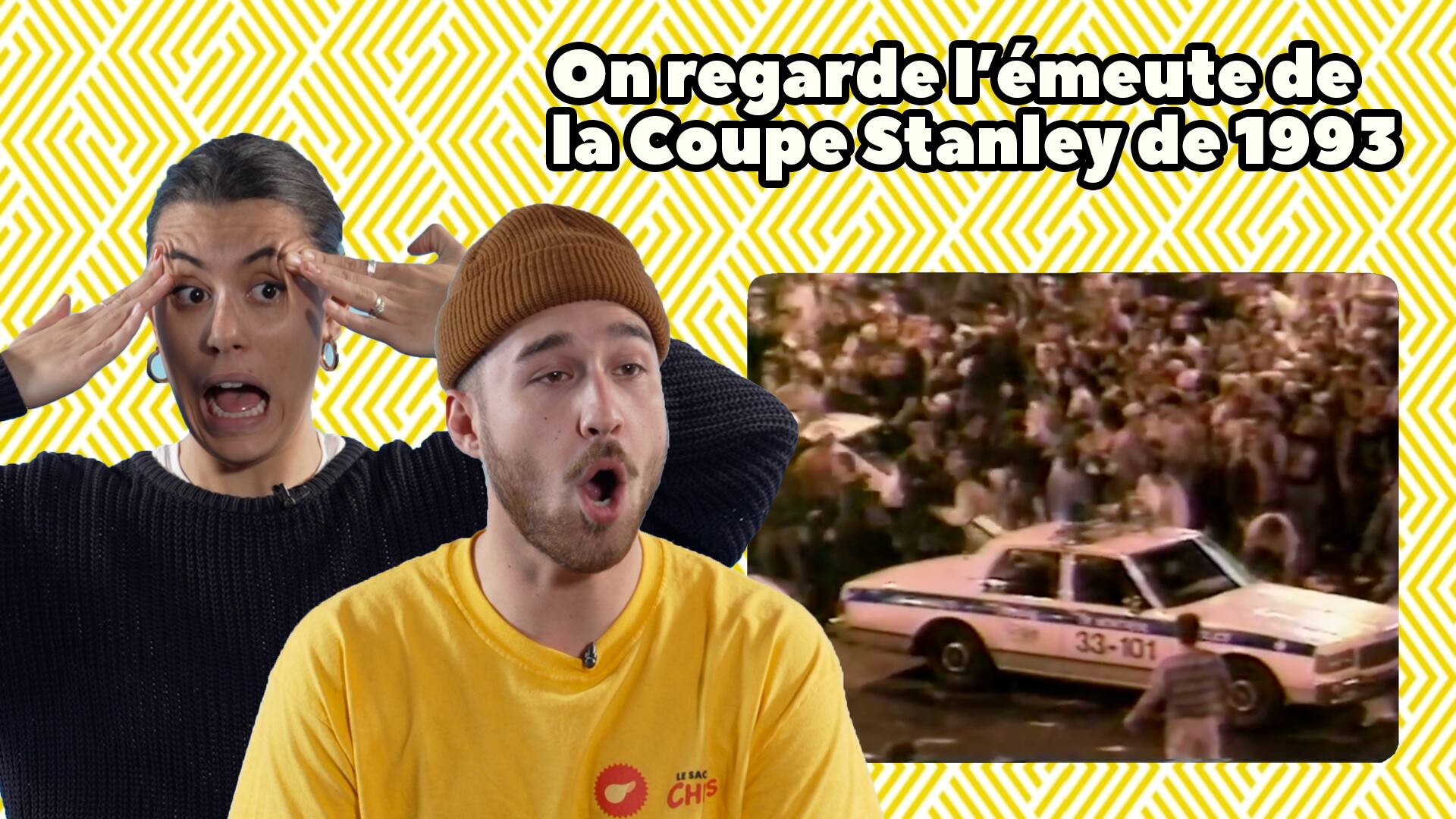 On réagit à l’émeute de la Coupe Stanley en 1993 Le Sac de chips