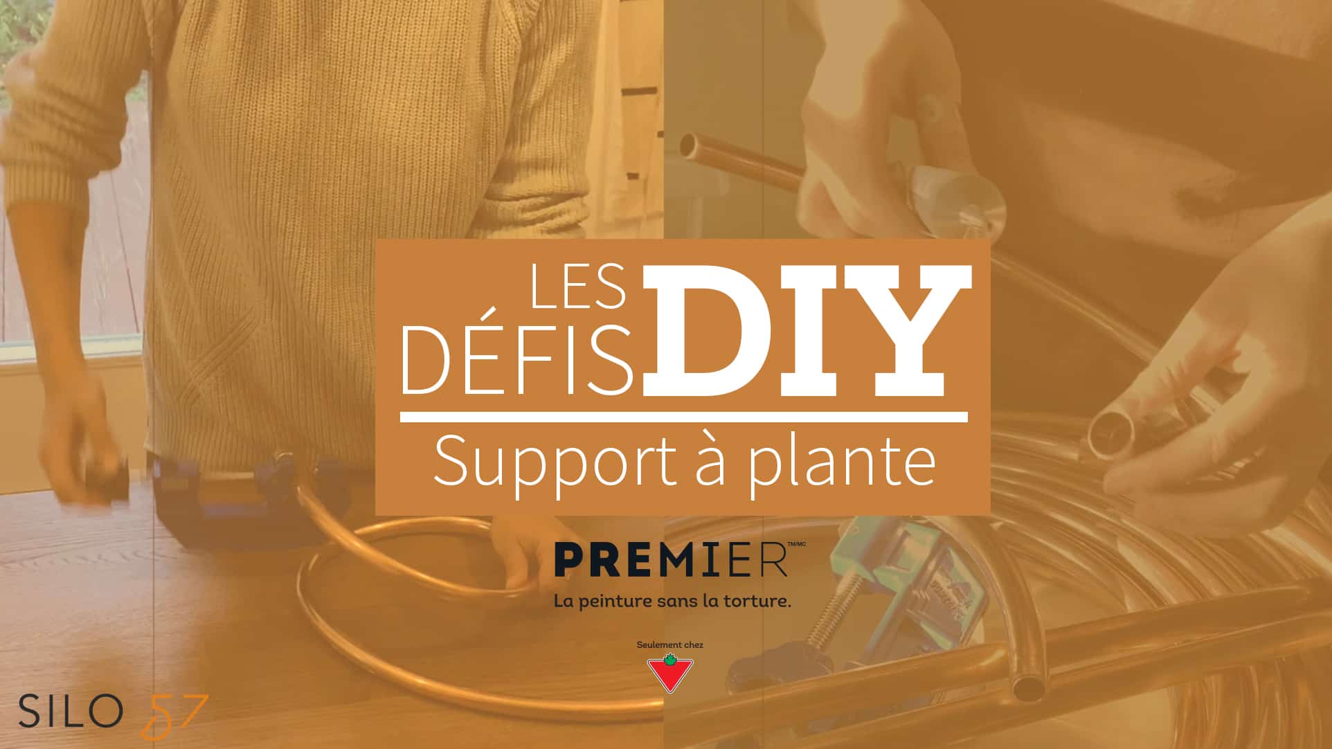 Faites un support à plante avec un tuyau en cuivre