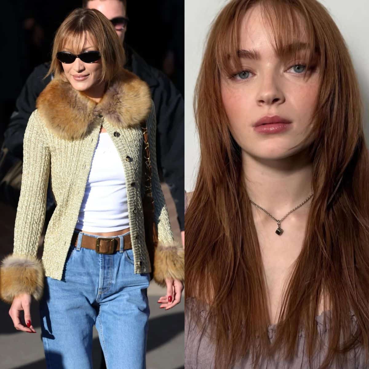 La frange moins risquée qu'adorent les stars