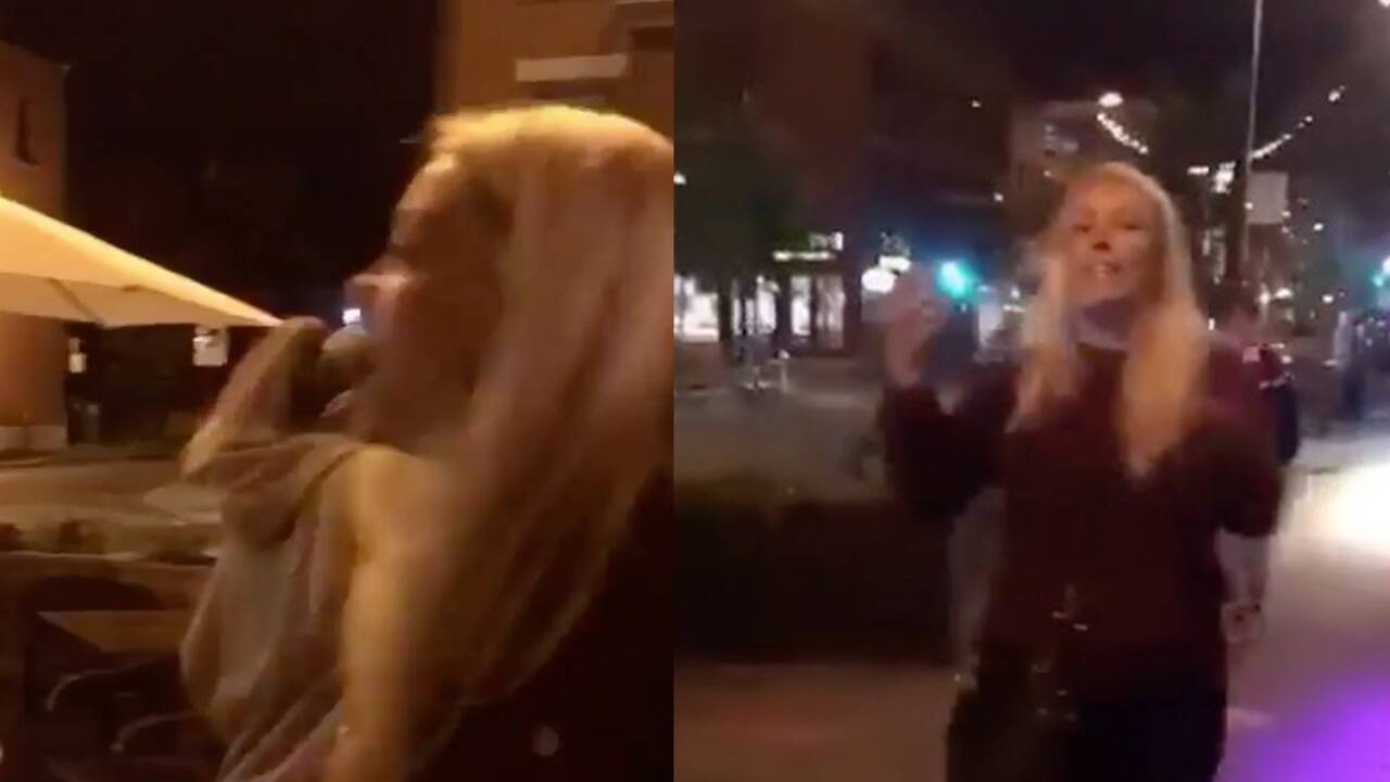 Une Québécoise tousse sur des inconnus dans la rue