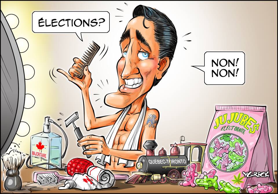 La caricature d'Ygreck Le Journal de Montréal