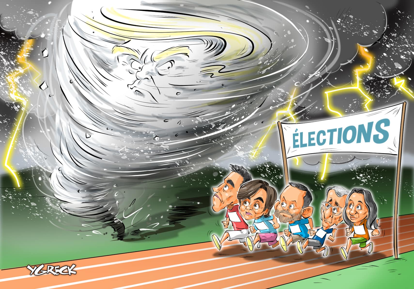 La caricature d’Ygreck