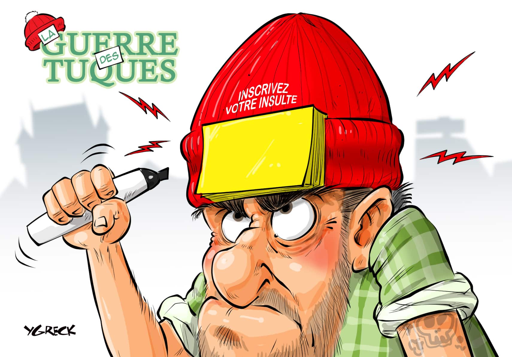 La caricature d’Ygreck