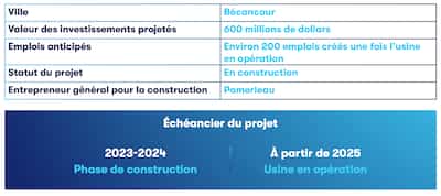 Ultium CAM est une coentreprise formée de l’entreprise coréenne Posco Future M. et de General Motors.