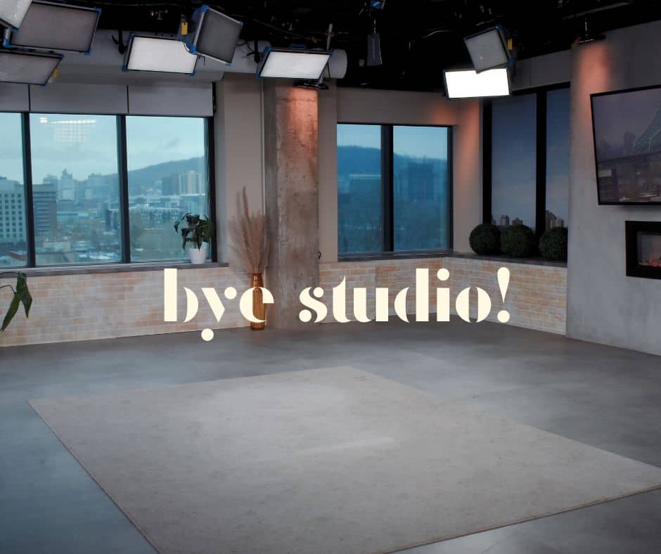 Voici les anciens décors de Salut Bonjour 