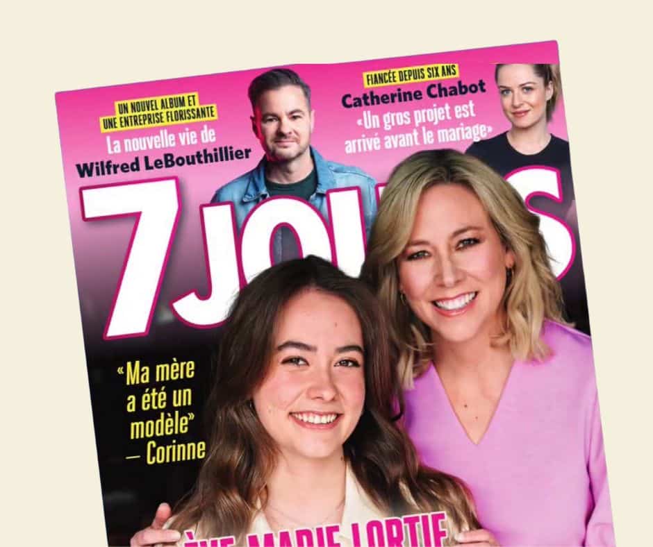 Ève-Marie Lortie et Corinne rayonnent