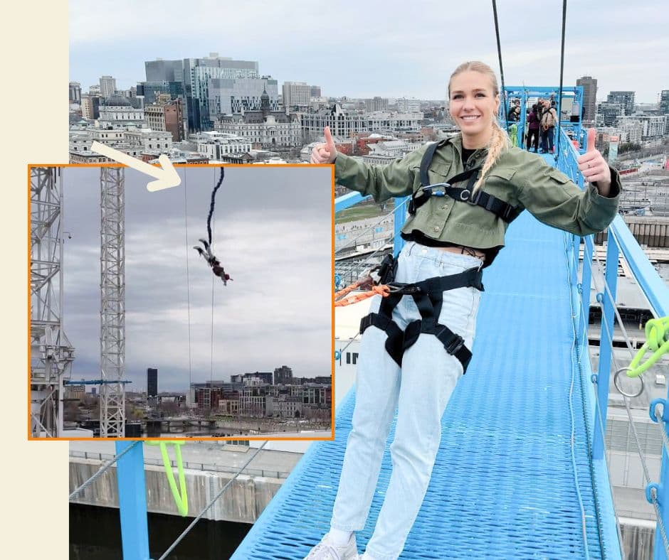 Elle a sauté du plus haut bungee au Canada