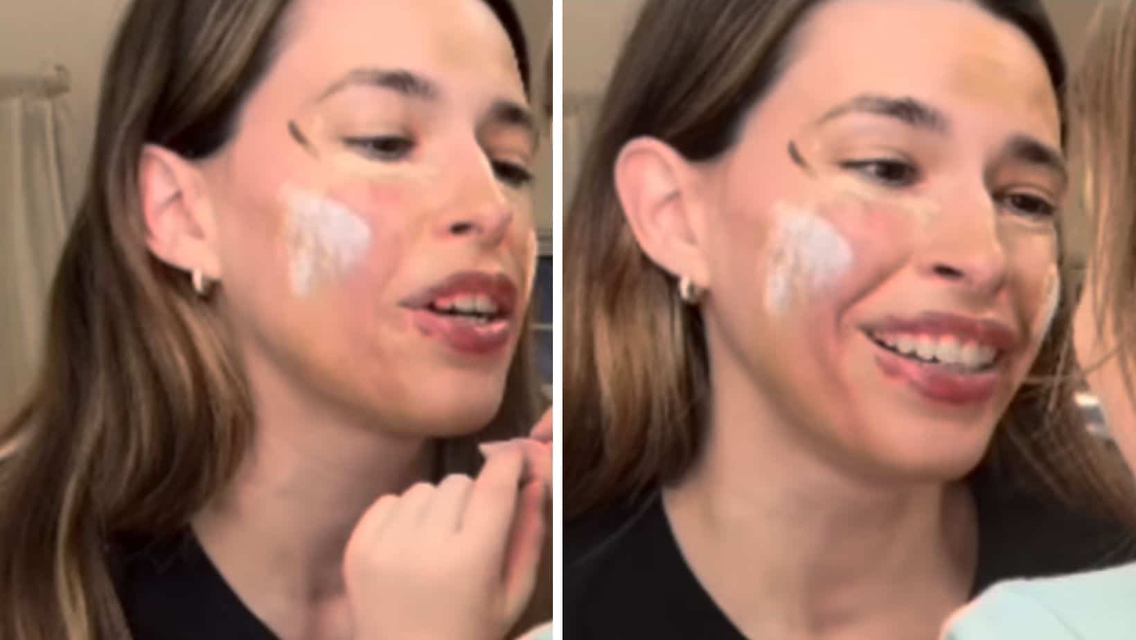 Elle se fait maquiller par sa fille