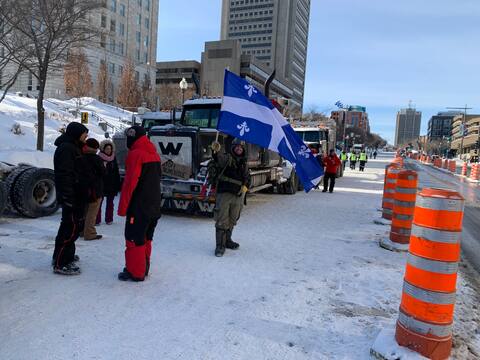 The last day of the demonstration in Quebec