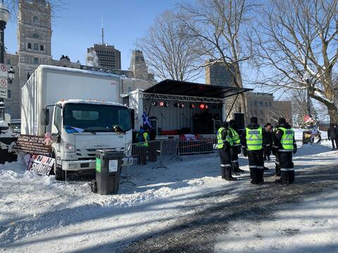 The last day of the demonstration in Quebec