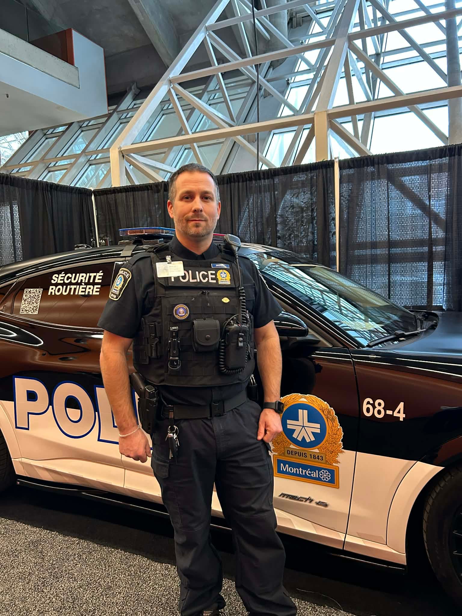 Signe que les vols de voitures préoccupent les autorités, la police a consacré un kiosque à ce phénomène au Salon de l’Auto de Montréal.