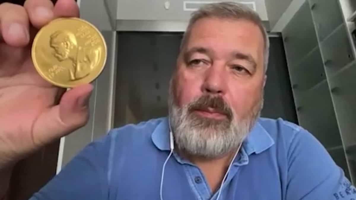 La médaille du Nobel russe vendue plus de 100 millions de dollars, pour les enfants ukrainiens