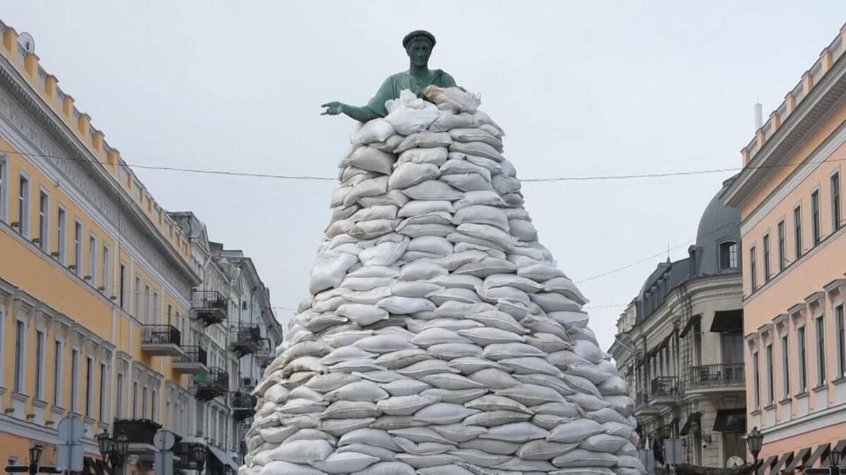 L'Ukraine tente de protéger son patrimoine des bombardements