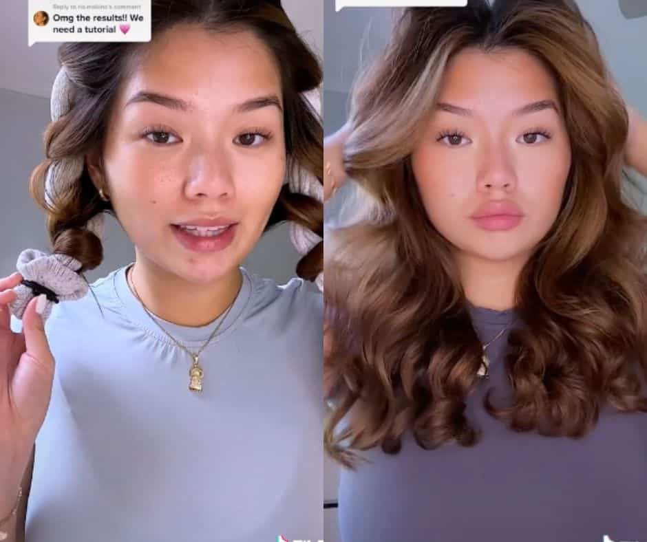 Essayez des chaussettes pour boucler vos cheveux