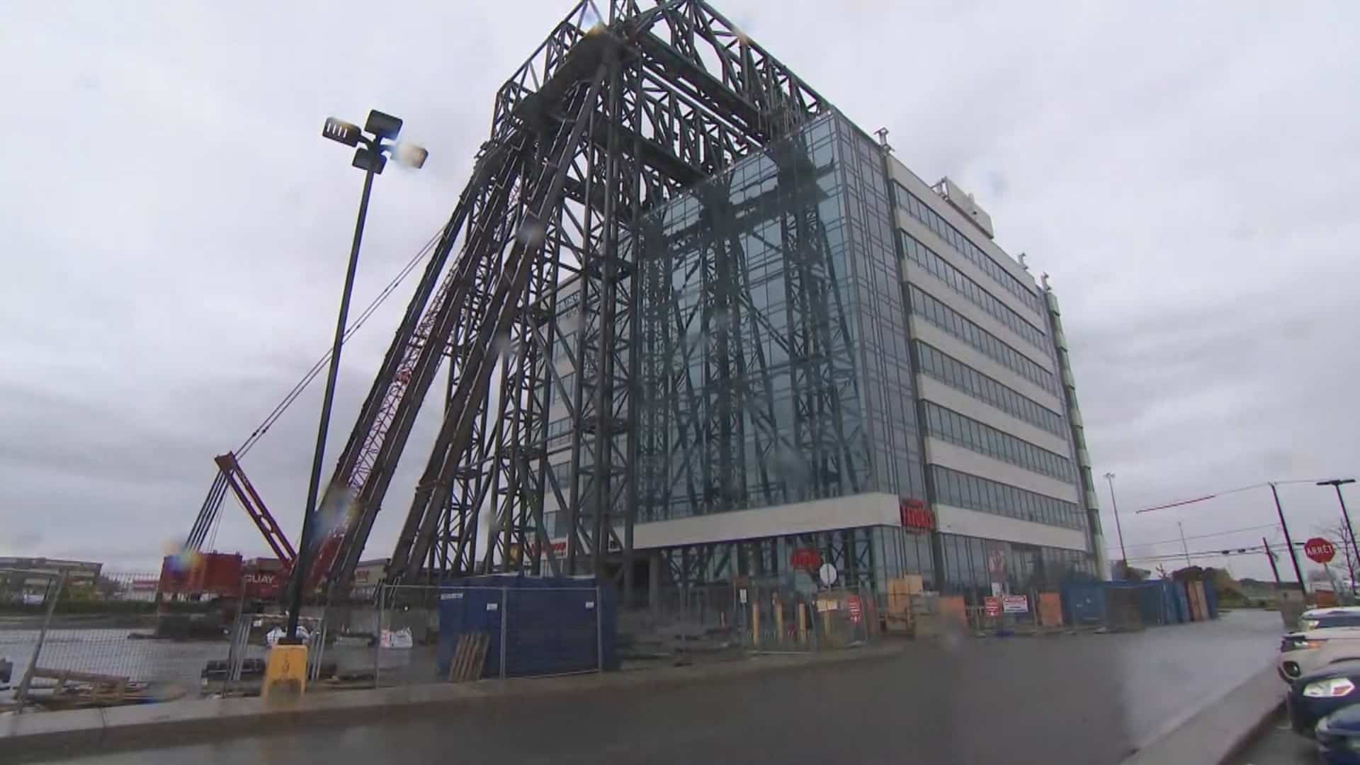 EN IMAGES | Un imposant chantier &agrave; Saint-Hyacinthe