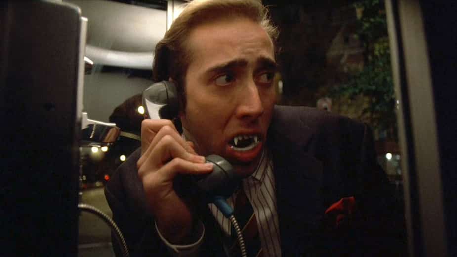 Nicolas Cage dans le film Vampire's Kiss (1988/1989)
