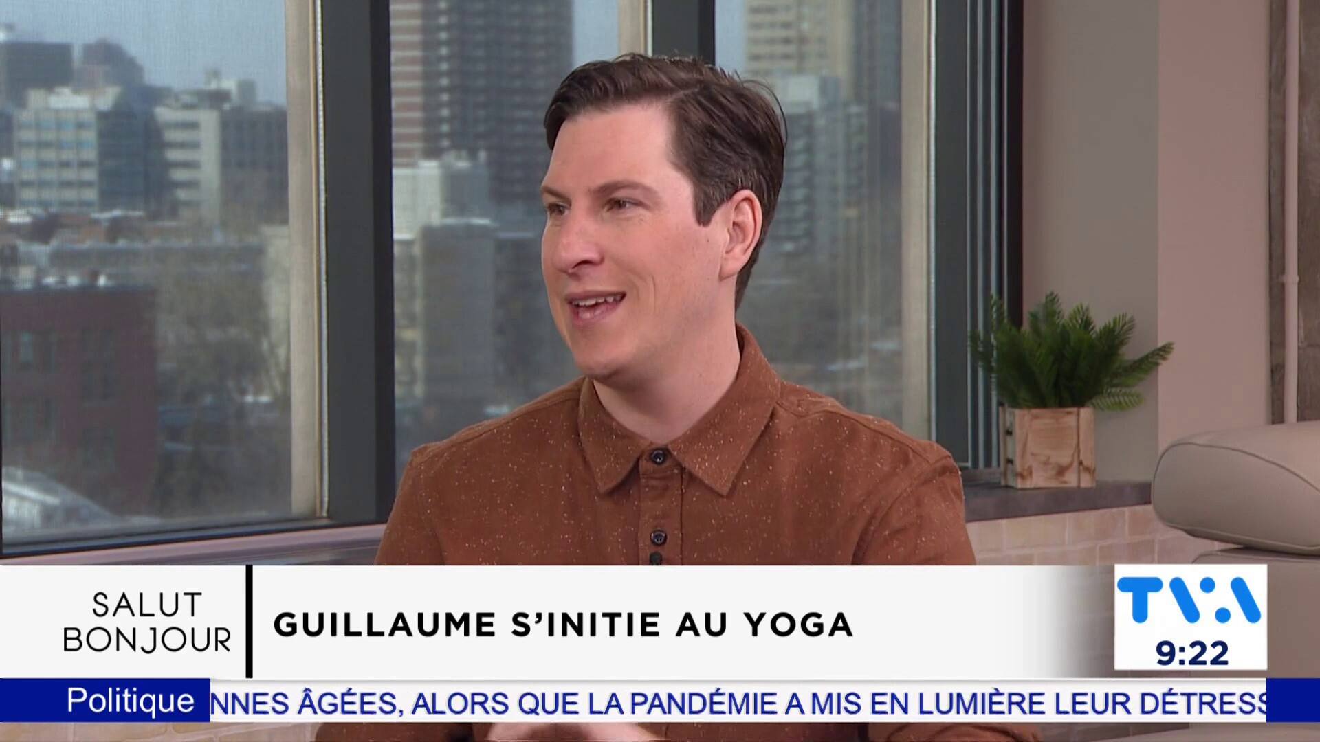 Guillaume se lance dans le yoga