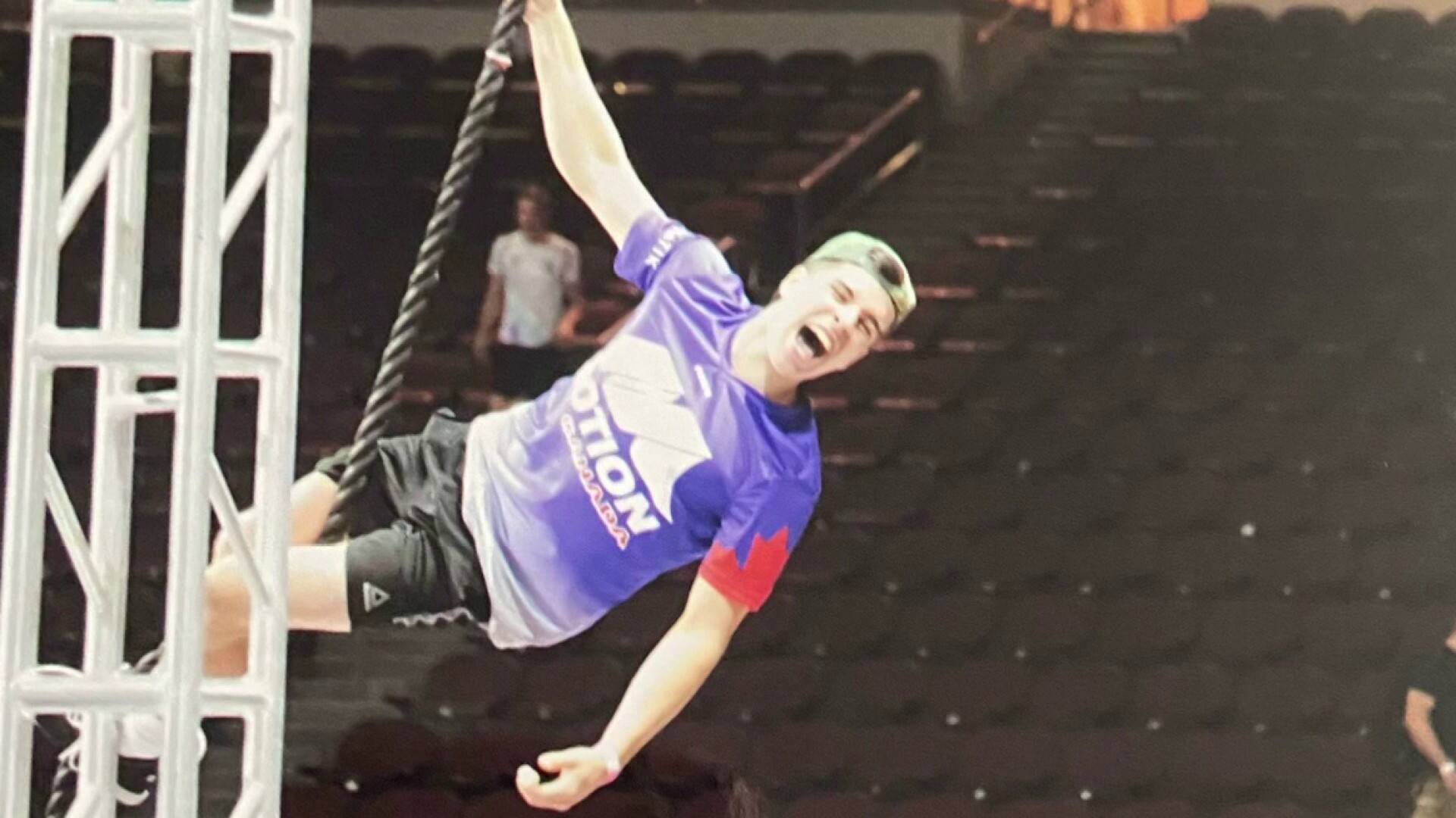 Un jeune d'ici aux championnats de Ninja Warrior