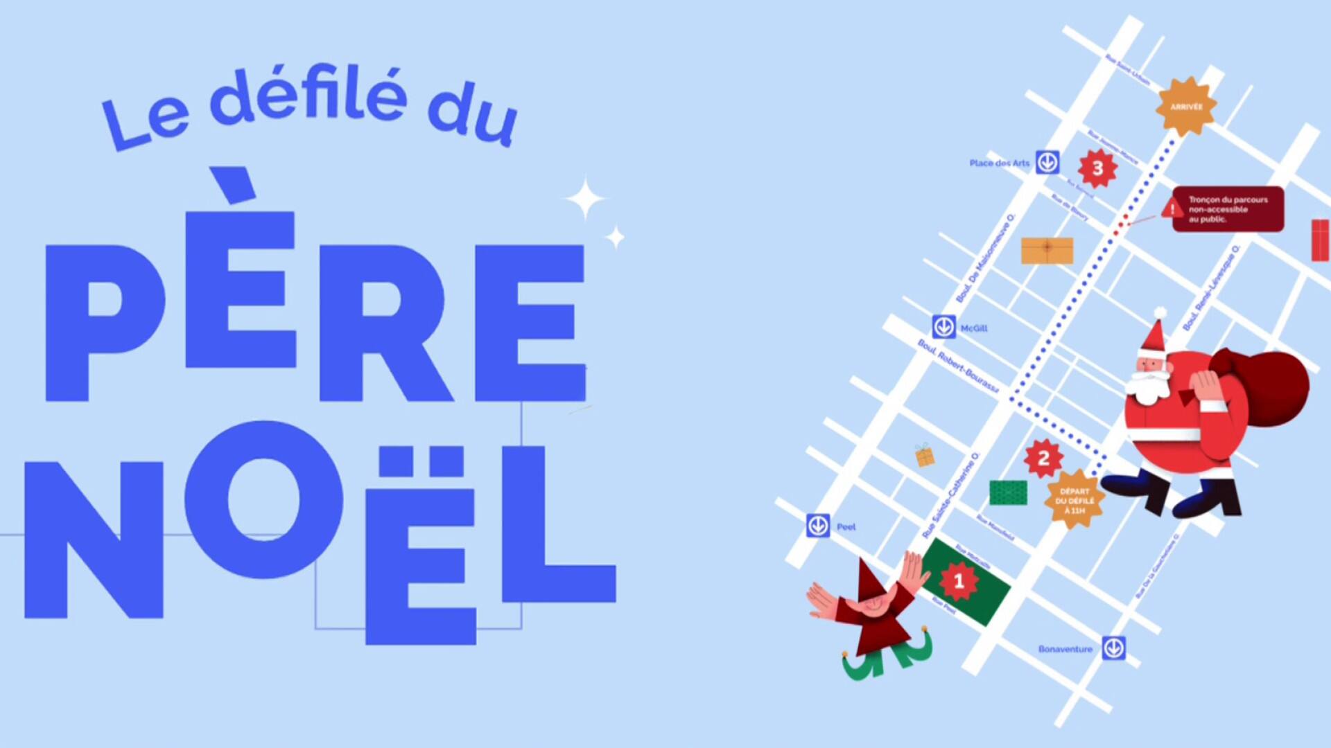 71e édition du défilé du Père Noël