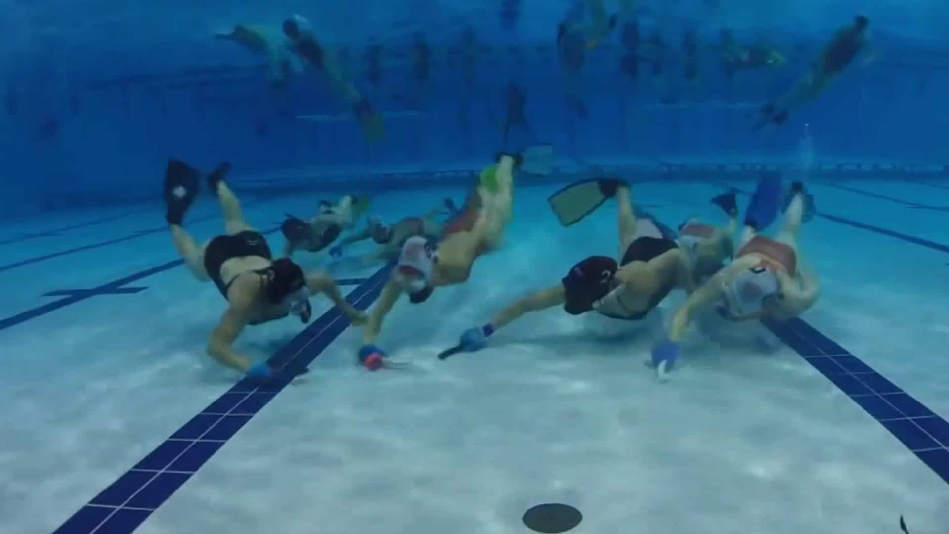 Le championnat mondial de hockey subaquatique