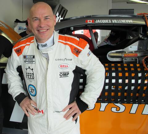 Une quatrième présence pour Jacques Villeneuve en Série NASCAR Pinty's au Grand Prix de Trois-Rivières.