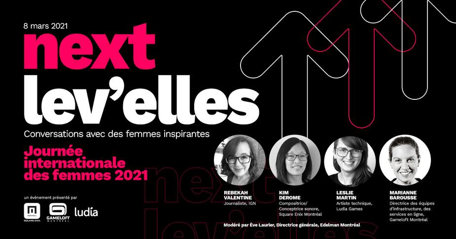 Image principale de l'article Conférence avec des femmes inspirantes du gaming