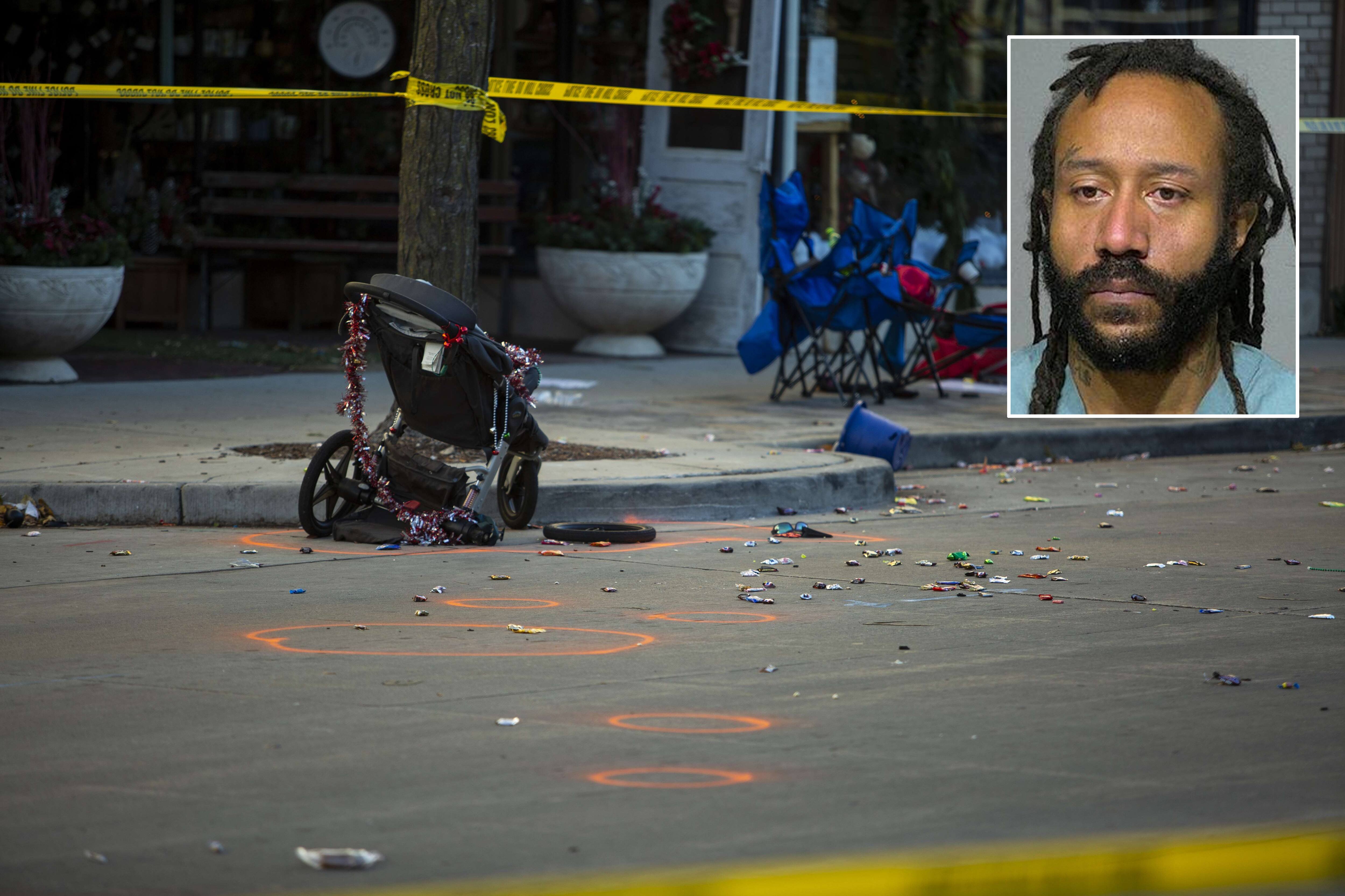 D&eacute;fil&eacute; de No&euml;l funeste: cinq chefs d'accusation d'homicide contre le suspect