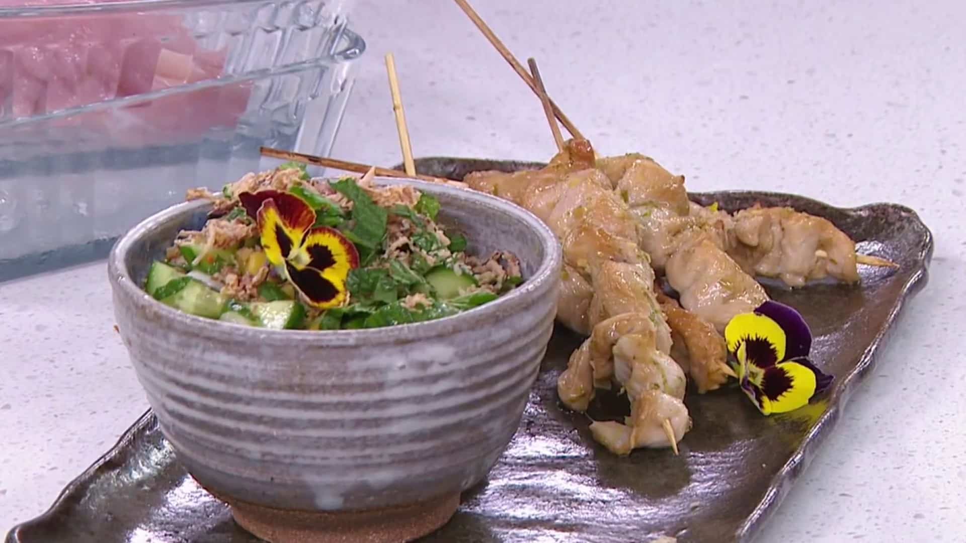 Yakitori de dinde au sésame