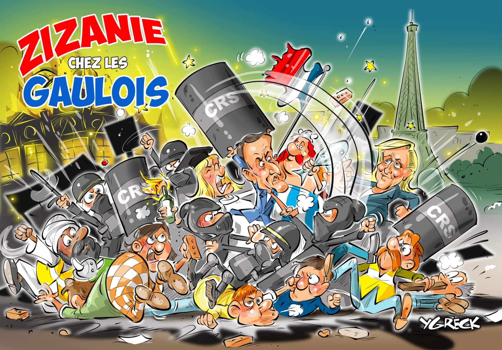 La caricature d’Ygreck