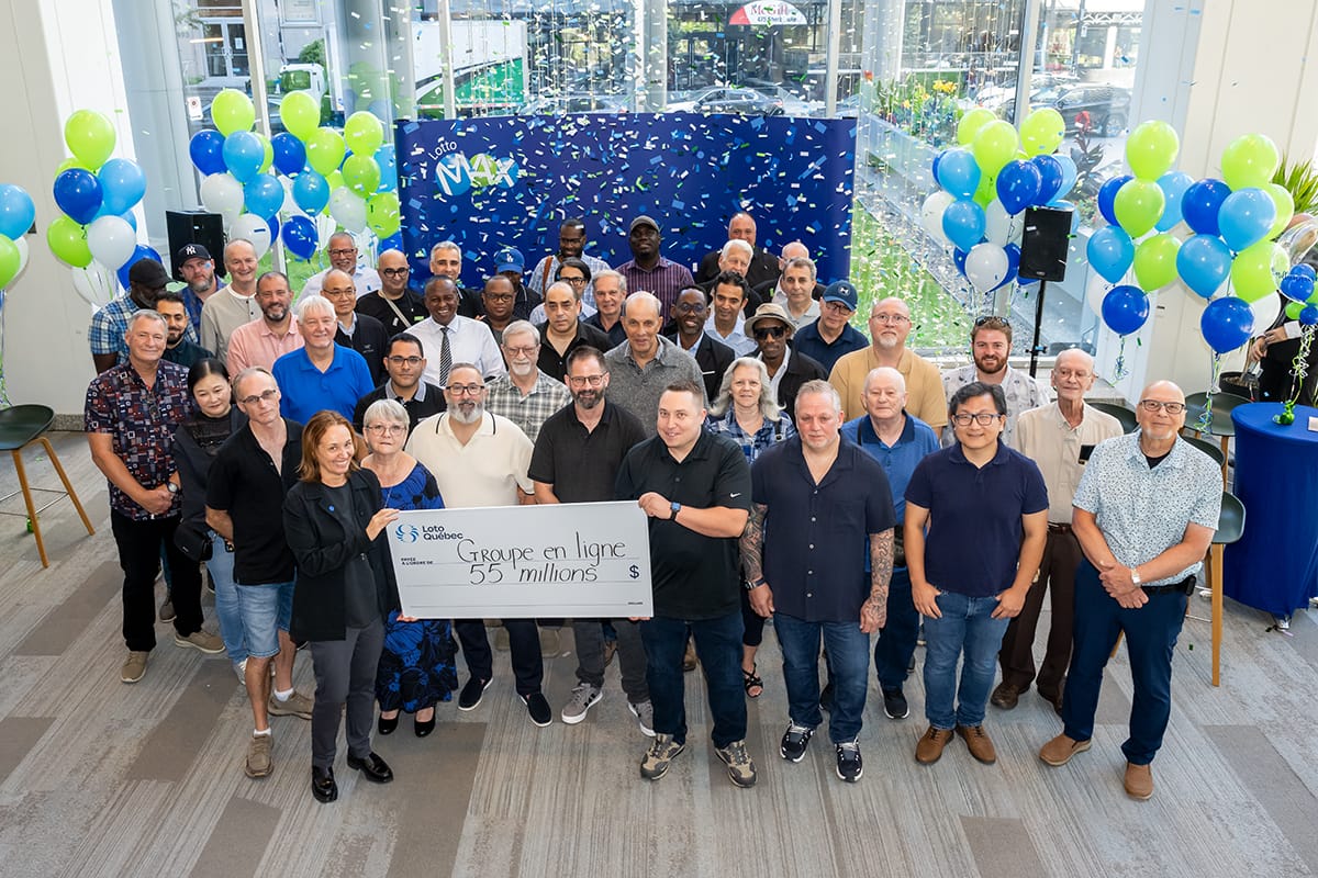 49 Québécois de 12 régions du Québec se partageront 55 M$ et ils ne se connaissaient pas