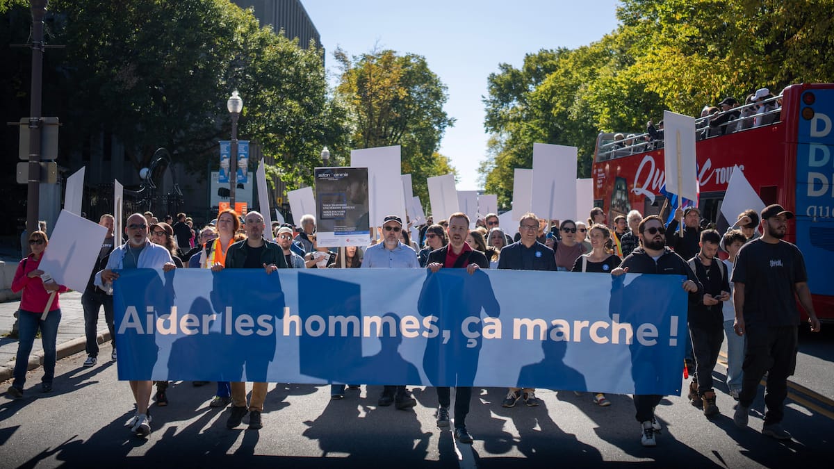 Une marche pour briser le silence autour des enjeux masculins à Québec