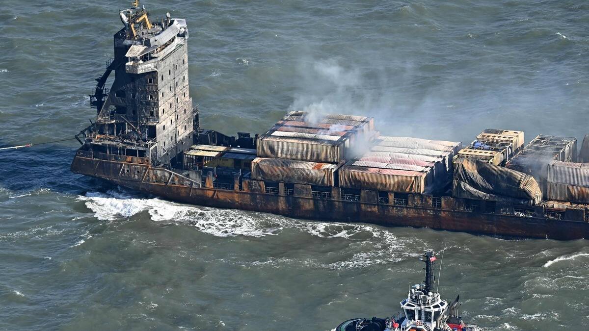 Collision en mer du Nord: le capitaine du cargo arrêté est de nationalité russe