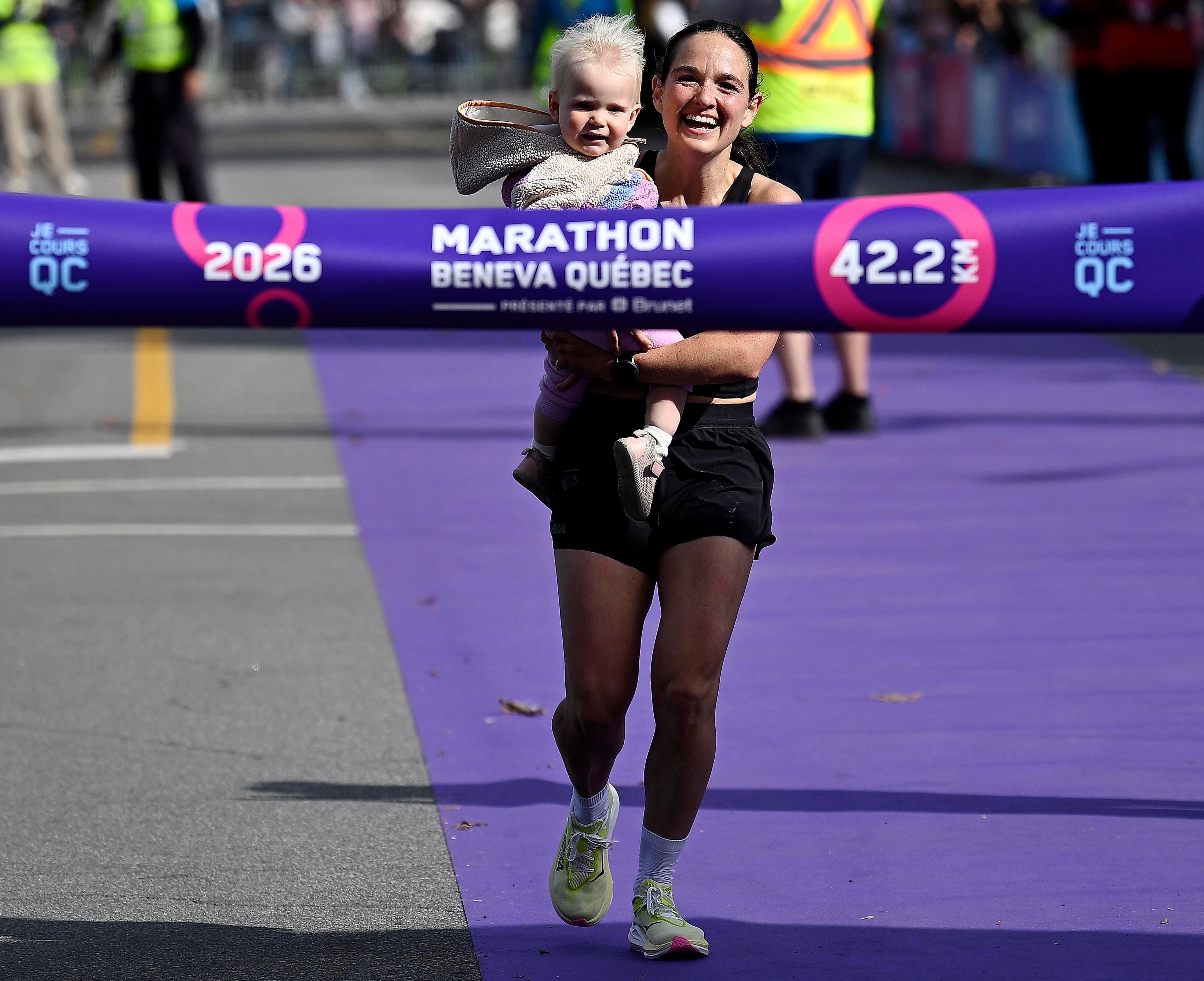 La gagnante du marathon de Québec veut inspirer les nouvelles mamans