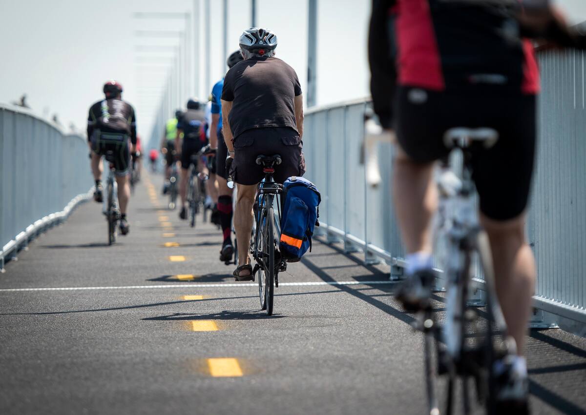 Pont Champlain fermeture de la piste