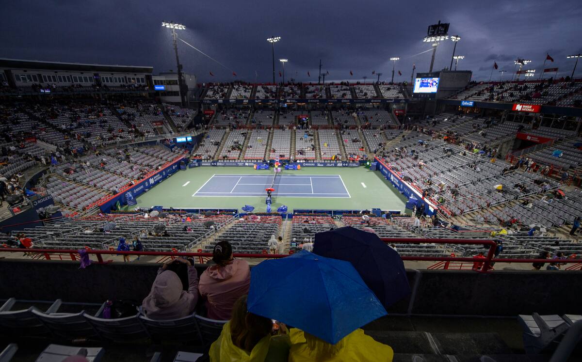 La pluie g&acirc;che la soir&eacute;e de jeudi &agrave; l&rsquo;Omnium Banque Nationale de Montr&eacute;al