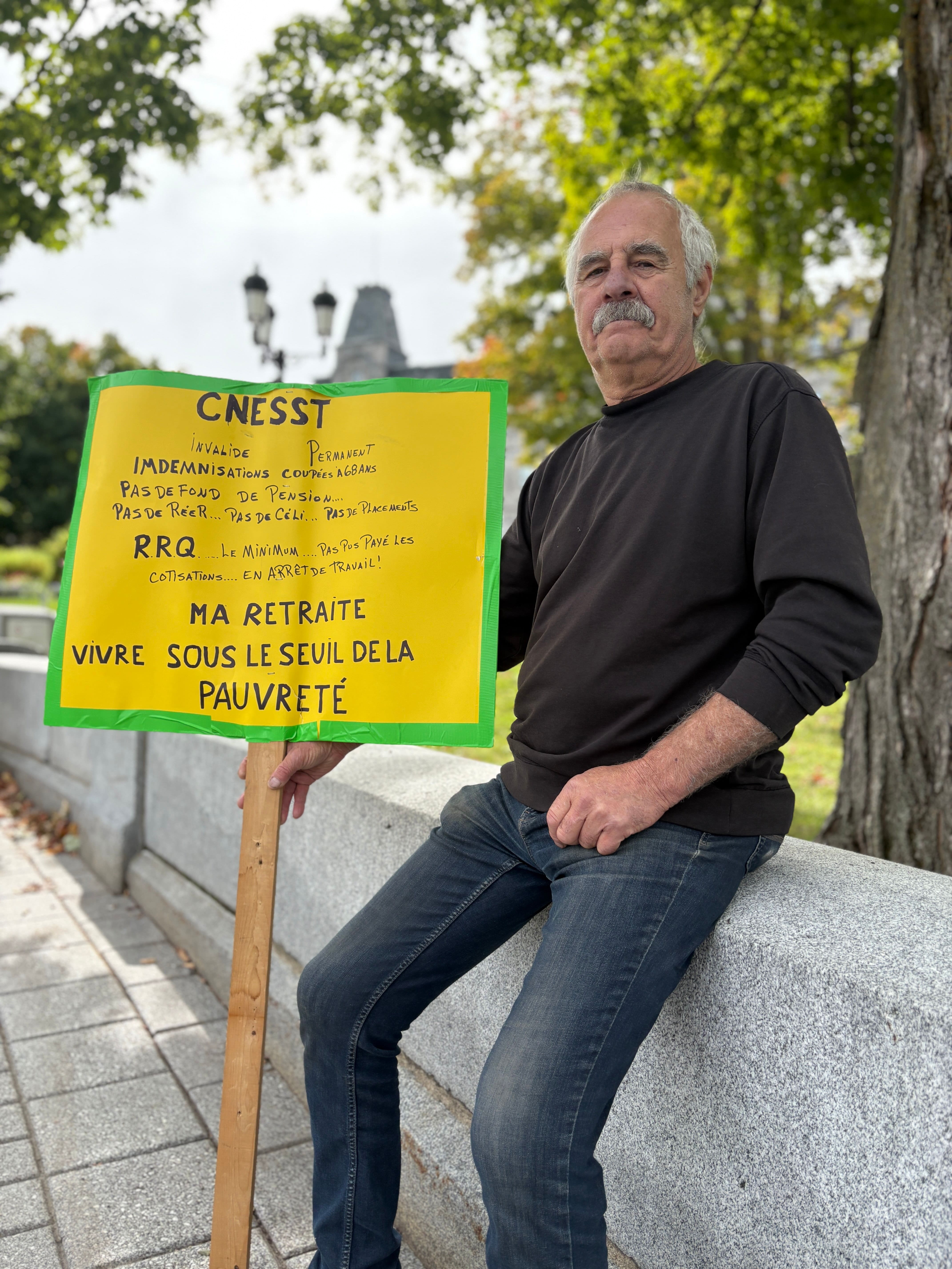 Déclaré invalide, il vit sa retraite sous le seuil de la pauvreté