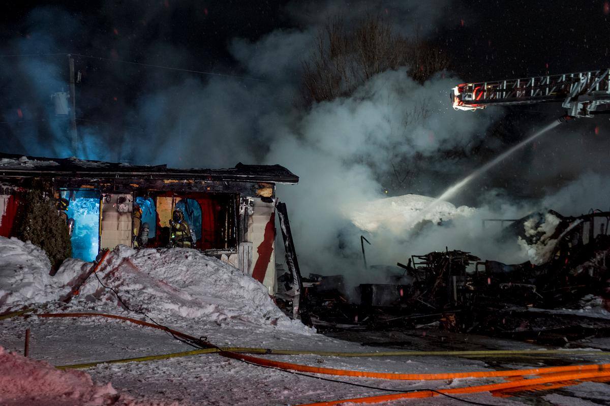 Une maison détruite par un incendie à SaintJeansurRichelieu JDM