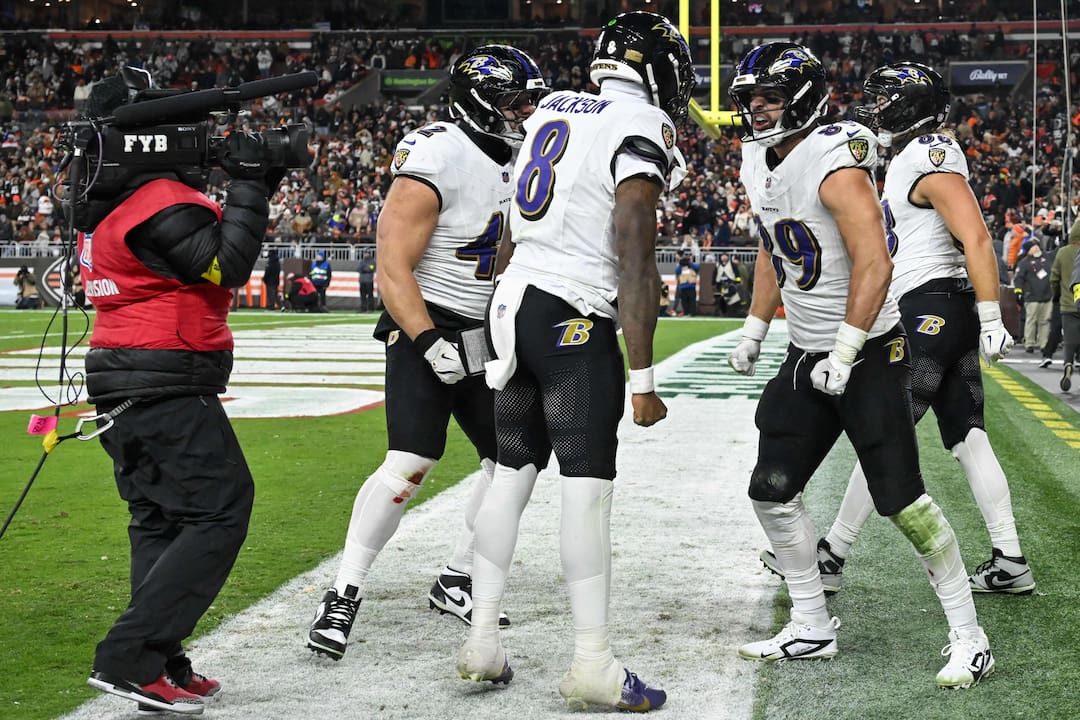 Baltimore Ravens quarterback Lamar Jackson