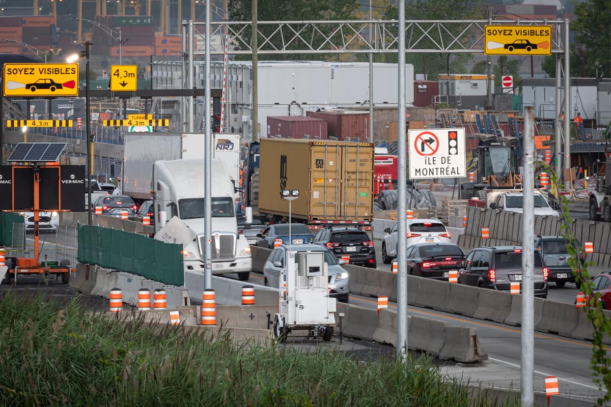 Mondiaux de cyclisme et pont-tunnel: voici les entraves du week-end dans le grand Montréal