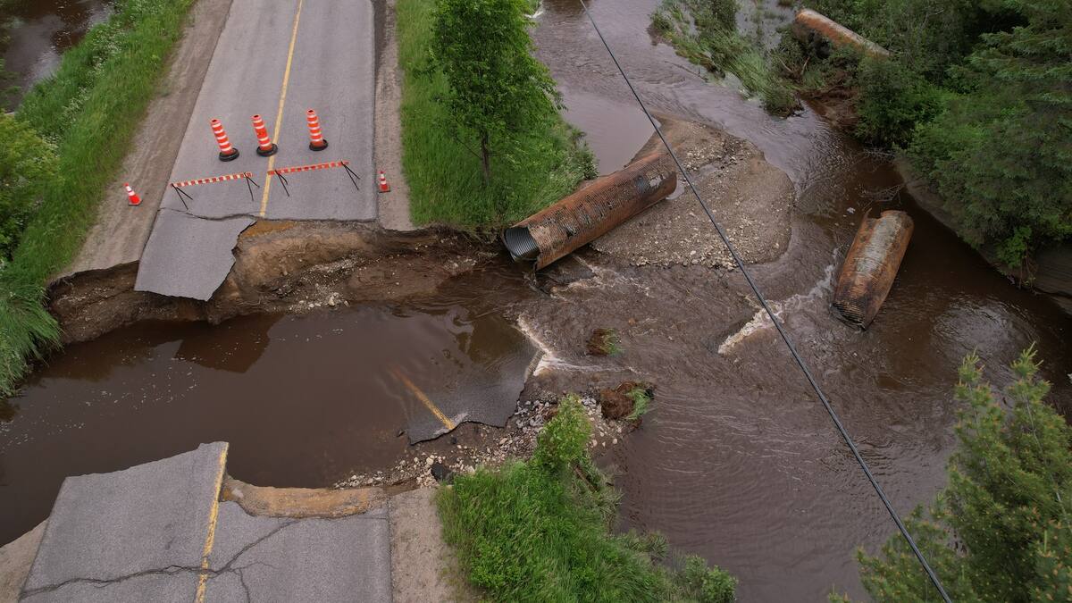 L'effondrement d'un barrage de castor cause des dommages &agrave; Rawdon