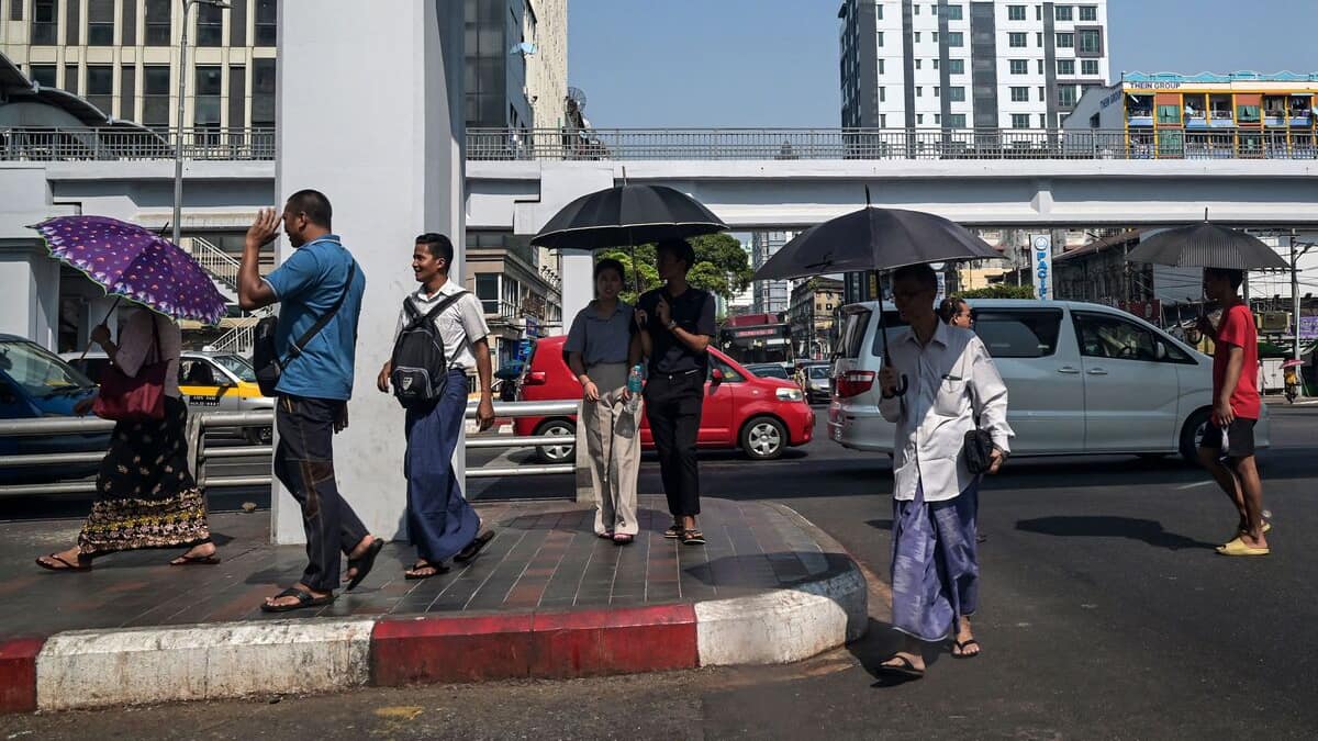 Birmanie: nouveau record de chaleur jamais enregistré en avril, à 48,2°C