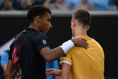 It's over for Félix Auger-Aliassime in Melbourne