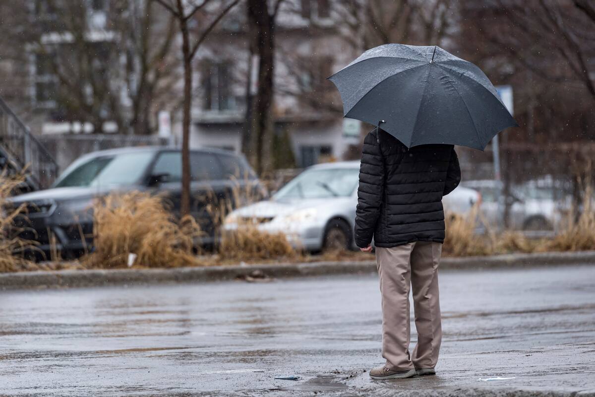 Temps nuageux avec de la pluie matinale dans le sud du Qu&eacute;bec