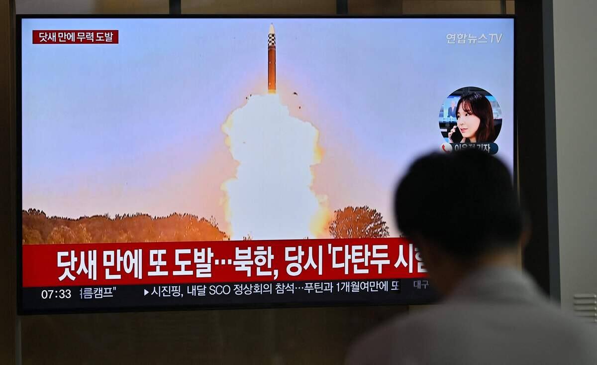 North Korea launched two ballistic missiles