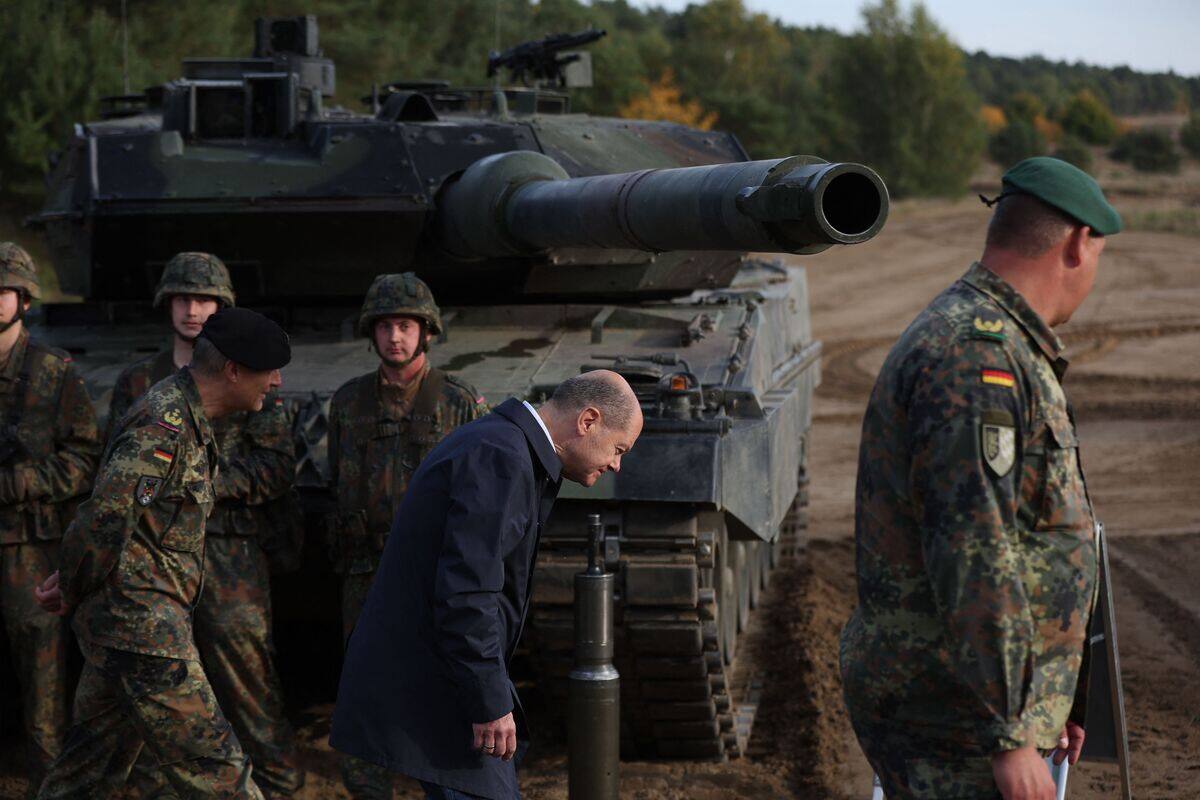 The main gathering of countries that militarily support Ukraine is in Germany