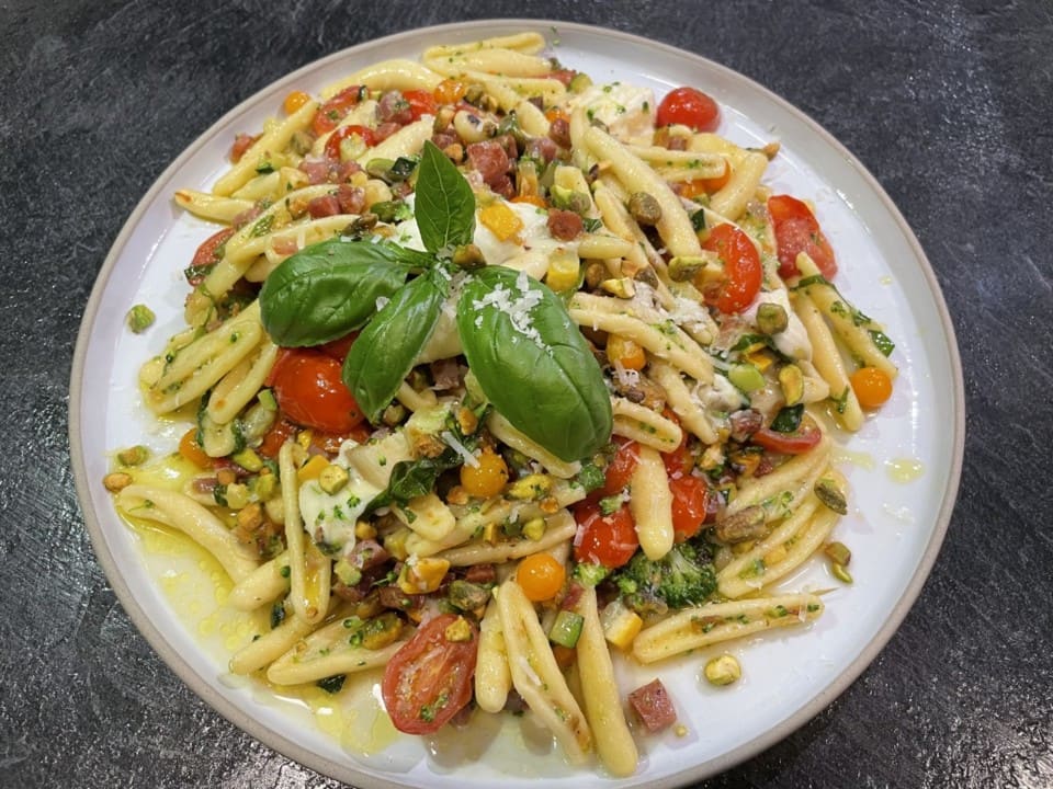 Cavatellis aux légumes de saison